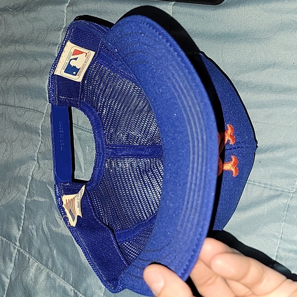 VTG 80S 90S NEW YORK METS MADE IN USA SNAPBACK MLB CAP - Picture 14 of 14